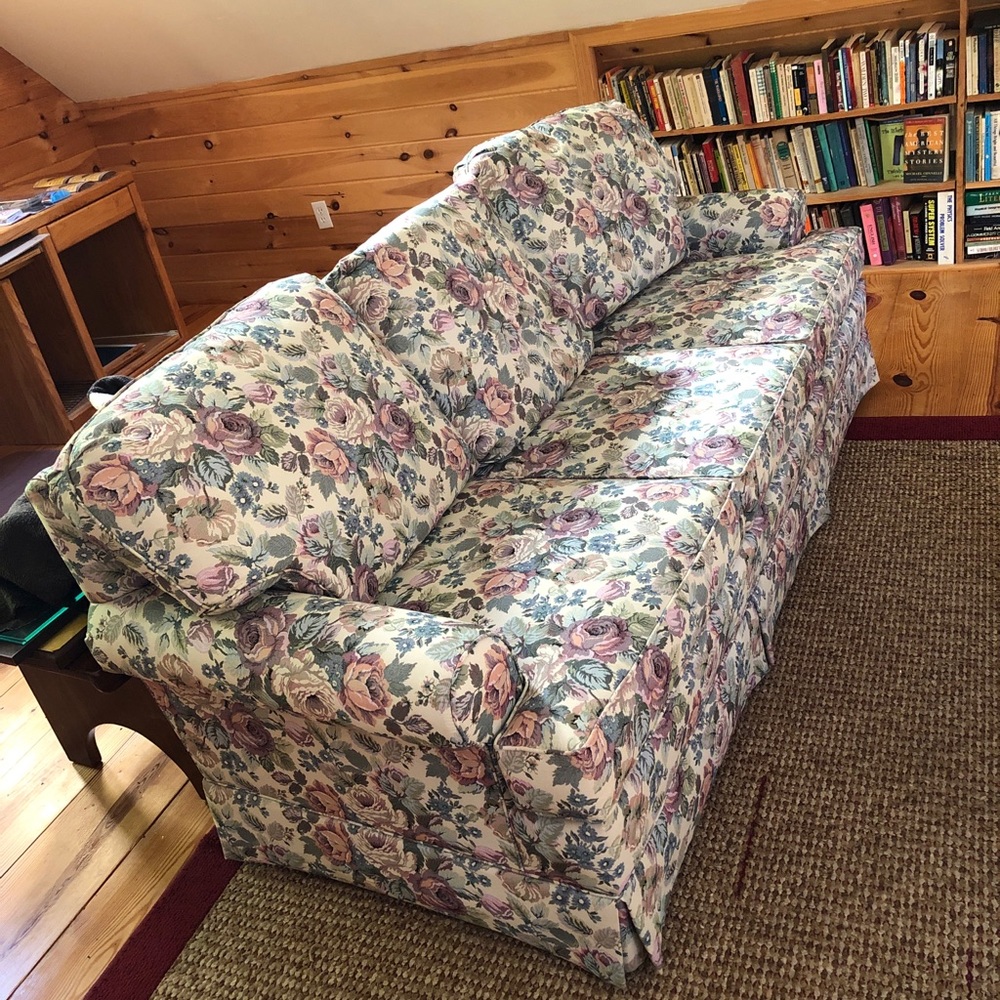 Beautiful Floral Couch